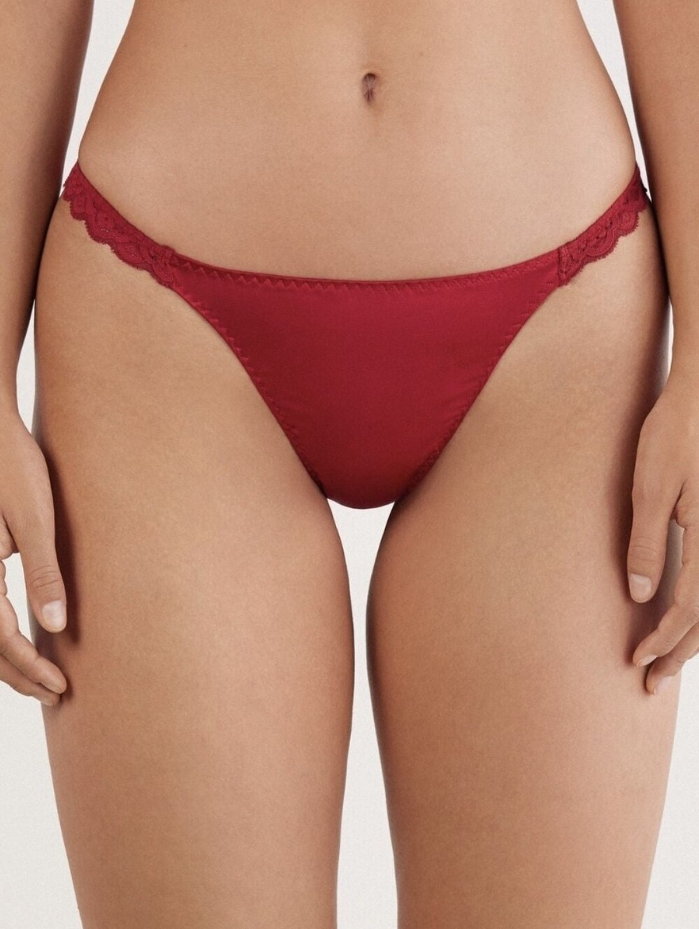 Intimissimi Silk and Lace G-String